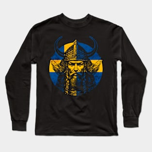 Swedish Viking Warrior Long Sleeve T-Shirt